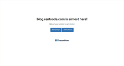 Desktop Screenshot of blog.rentsoda.com